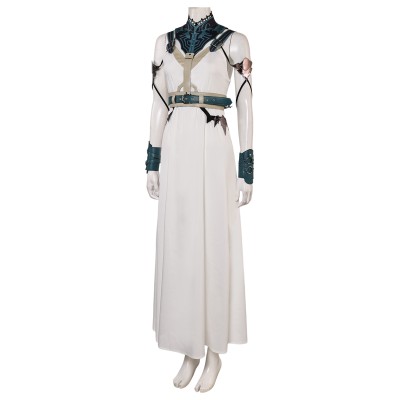 Final Fantasy VII Rebirth Aerith Gainsborough Gold Saucer Suit Cosplay Costume Halloween Carnival Outfit