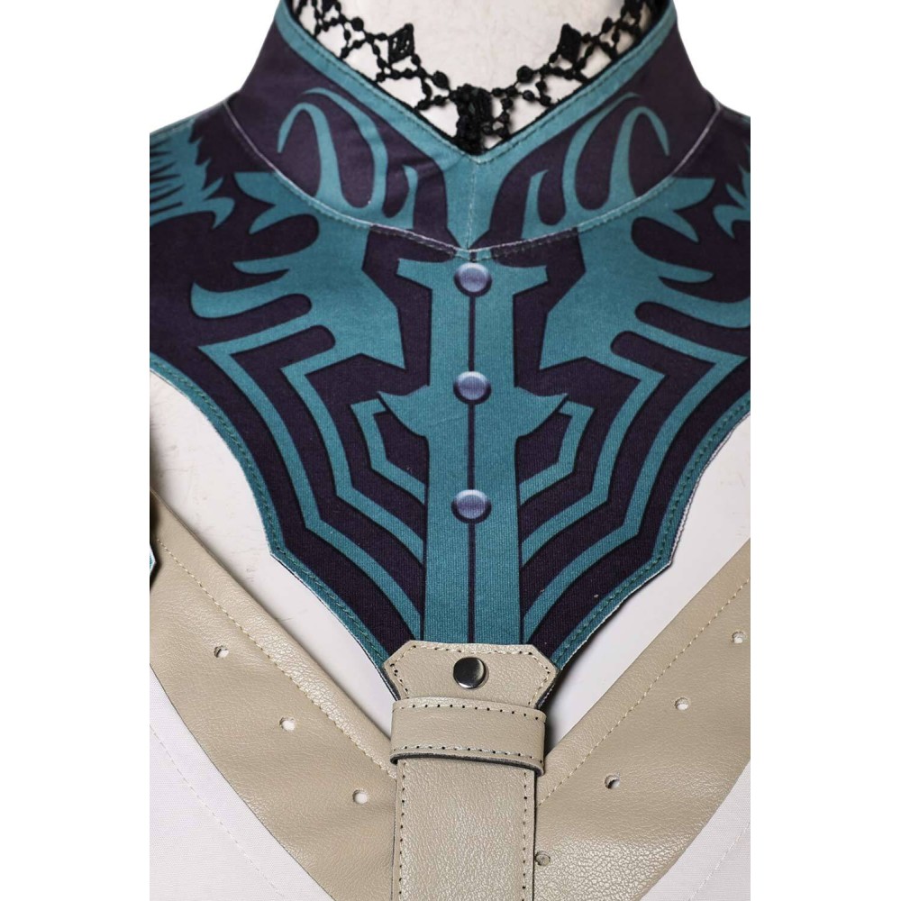 Final Fantasy VII Rebirth Aerith Gainsborough Gold Saucer Suit Cosplay Costume Halloween Carnival Outfit