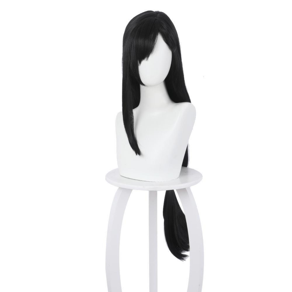 Final Fantasy VII FF7 Tifa Lockhart Wigs Heat Resistant Synthetic Hair Party Wigs Cosplay Costume Halloween Carnival