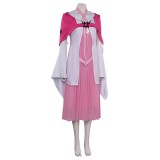 Final Fantasy VII Aerith Gainsborough Pink Dress With Shawl Suit Cosplay Costume Halloween Carnival Outfit