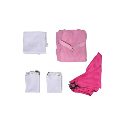 Final Fantasy VII Aerith Gainsborough Pink Dress With Shawl Suit Cosplay Costume Halloween Carnival Outfit