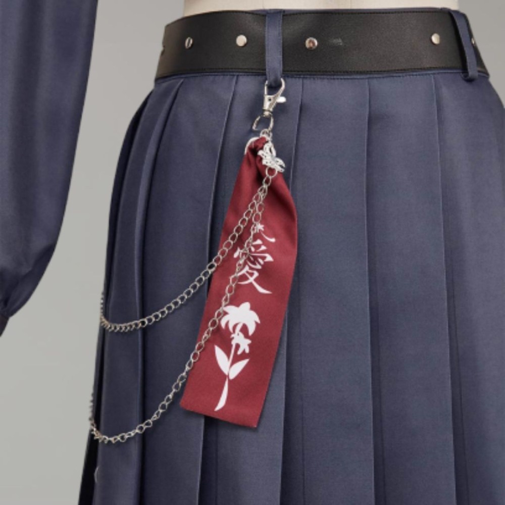 Final Fantasy VII Aerith Seventh High Team Cetra Uniform JK Party Cosplay Costume Halloween Carnival Outfit