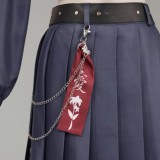 Final Fantasy VII Aerith Seventh High Team Cetra Uniform JK Party Cosplay Costume Halloween Carnival Outfit