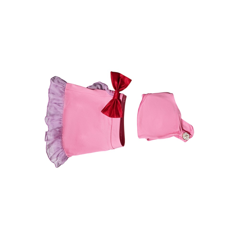 Final Fantasy VII Aerith Gainsborough 2 Pics Set Swimsuit Suit Cosplay Costume Halloween Carnival Outfit