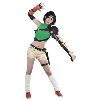 Final Fantasy VII: Remake Intergrade FF7 Yuffie Kisaragi Suit Cosplay Costume Halloween Carnival Outfit