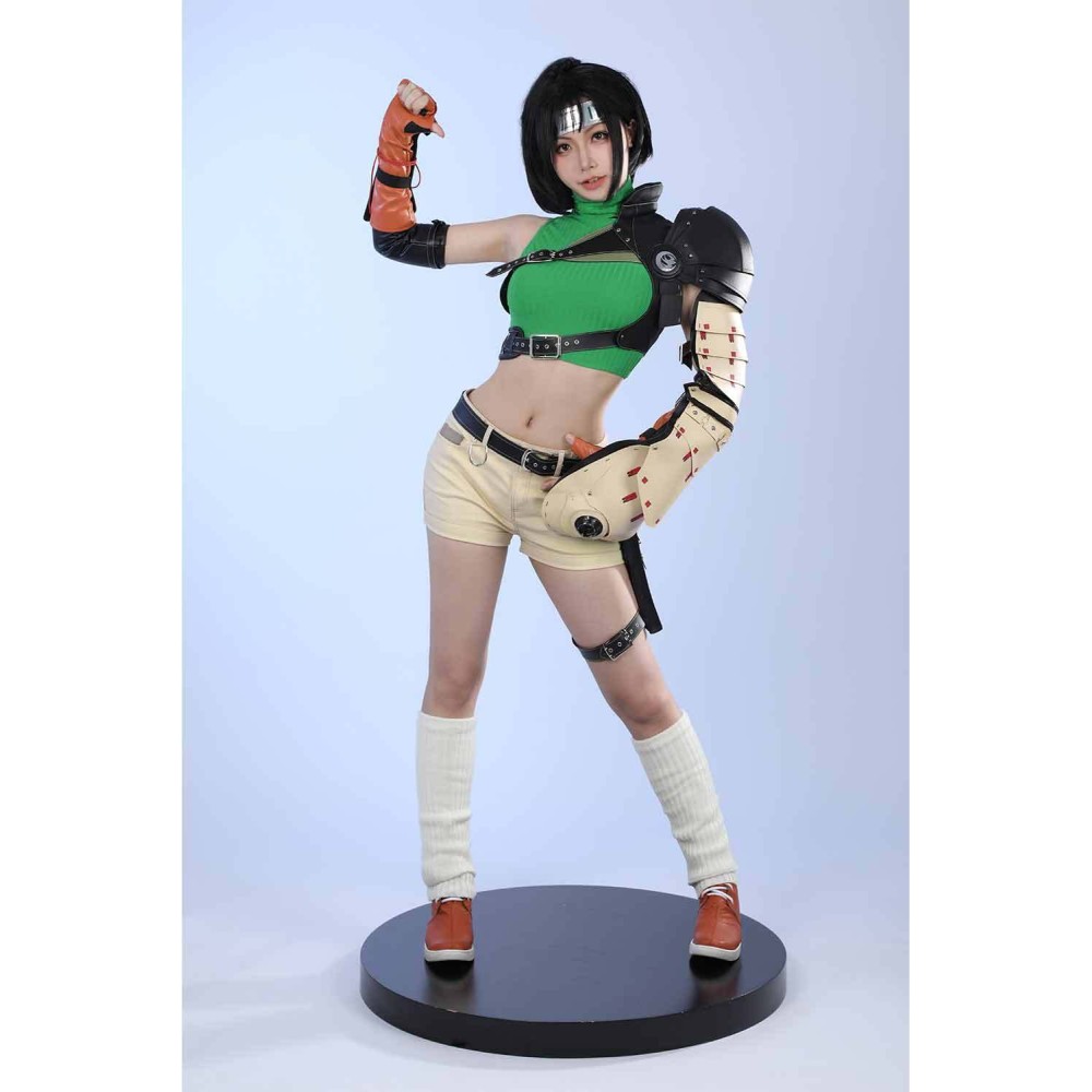Final Fantasy VII: Remake Intergrade FF7 Yuffie Kisaragi Suit Cosplay Costume Halloween Carnival Outfit
