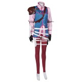 Final Fantasy VII: Rebirth FF7 Cissnei Blue Full Set Suit Cosplay Costume Halloween Carnival Outfit