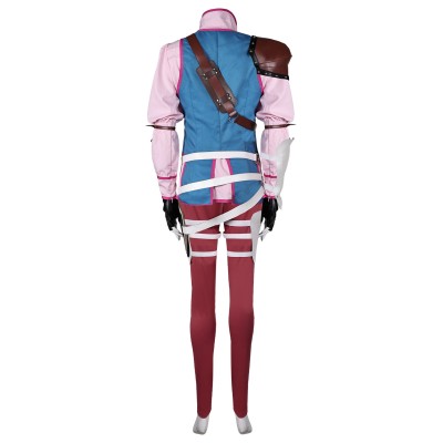 Final Fantasy VII: Rebirth FF7 Cissnei Blue Full Set Suit Cosplay Costume Halloween Carnival Outfit