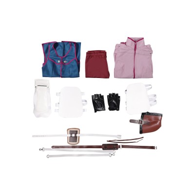 Final Fantasy VII: Rebirth FF7 Cissnei Blue Full Set Suit Cosplay Costume Halloween Carnival Outfit
