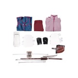 Final Fantasy VII: Rebirth FF7 Cissnei Blue Full Set Suit Cosplay Costume Halloween Carnival Outfit