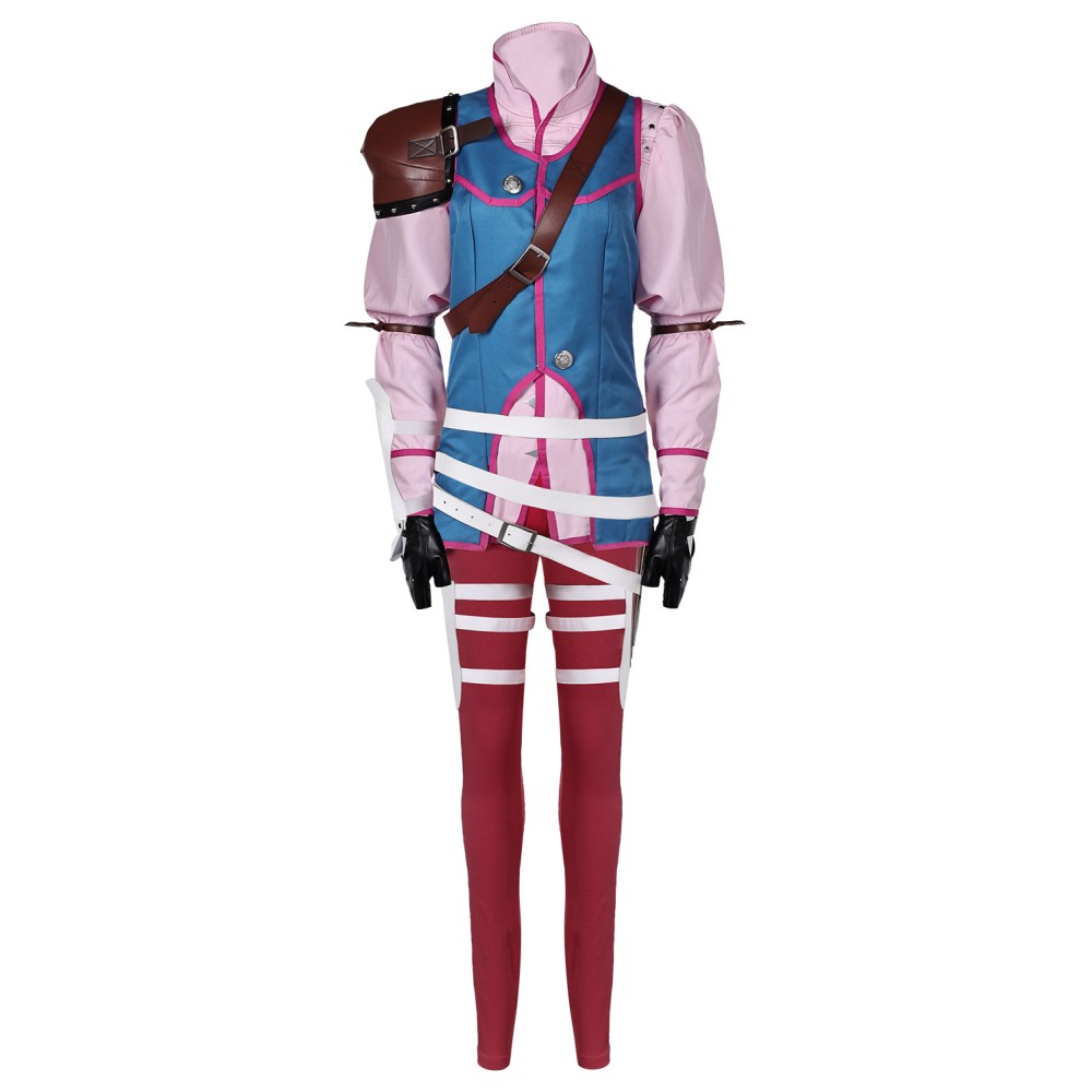 Final Fantasy VII: Rebirth FF7 Cissnei Blue Full Set Suit Cosplay Costume Halloween Carnival Outfit