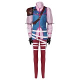 Final Fantasy VII: Rebirth FF7 Cissnei Blue Full Set Suit Cosplay Costume Halloween Carnival Outfit