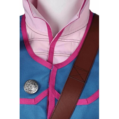 Final Fantasy VII: Rebirth FF7 Cissnei Blue Full Set Suit Cosplay Costume Halloween Carnival Outfit