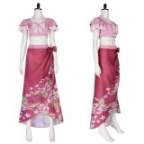 Final Fantasy VII: Rebirth Aerith Gainsborough Pink Cosplay Costume Halloween Carnival Outfit