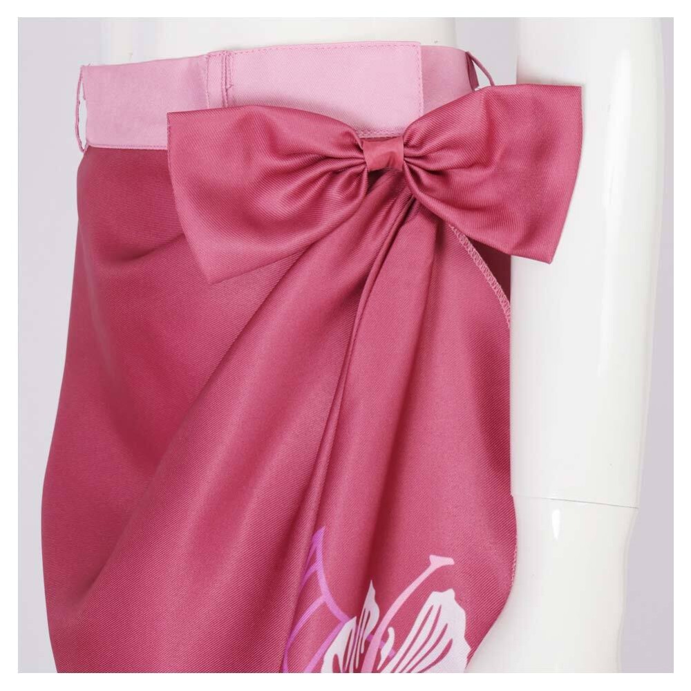 Final Fantasy VII: Rebirth Aerith Gainsborough Pink Cosplay Costume Halloween Carnival Outfit
