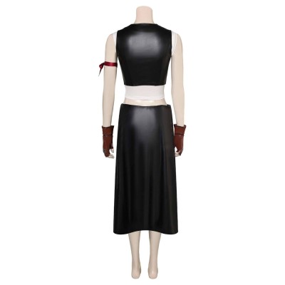 Final Fantasy VII: Advent Children Tifa Lockhart Black Suit Cosplay Costume Halloween Carnival Outfit