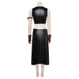 Final Fantasy VII: Advent Children Tifa Lockhart Black Suit Cosplay Costume Halloween Carnival Outfit