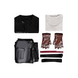 Final Fantasy VII: Advent Children Tifa Lockhart Black Suit Cosplay Costume Halloween Carnival Outfit