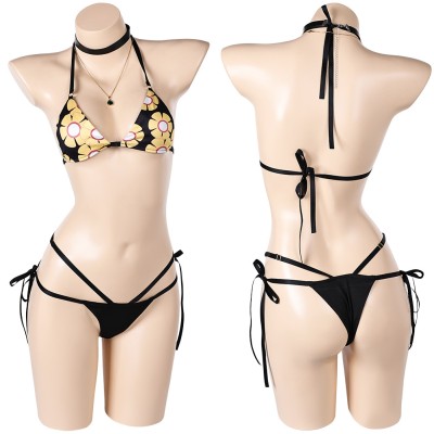 Final Fantasy Tifa Women Bikini Swimsuit Cosplay Costume Halloween Carnival Outfit