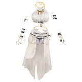 Final Fantasy Tifa Lockhart White Mesh Cover Ups Swimsuit Set Suit Cosplay Costume Halloween Carnival Outfit