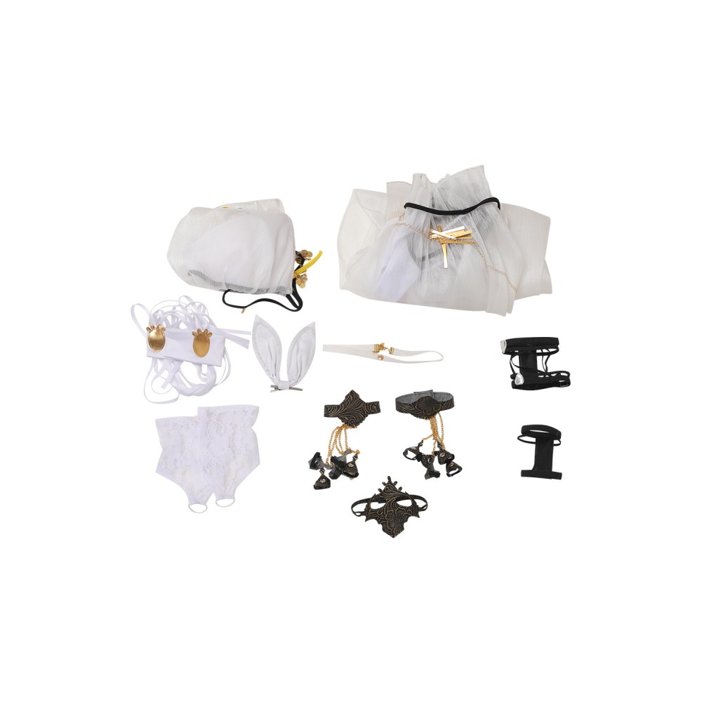 Final Fantasy Tifa Lockhart White Mesh Cover Ups Swimsuit Set Suit Cosplay Costume Halloween Carnival Outfit