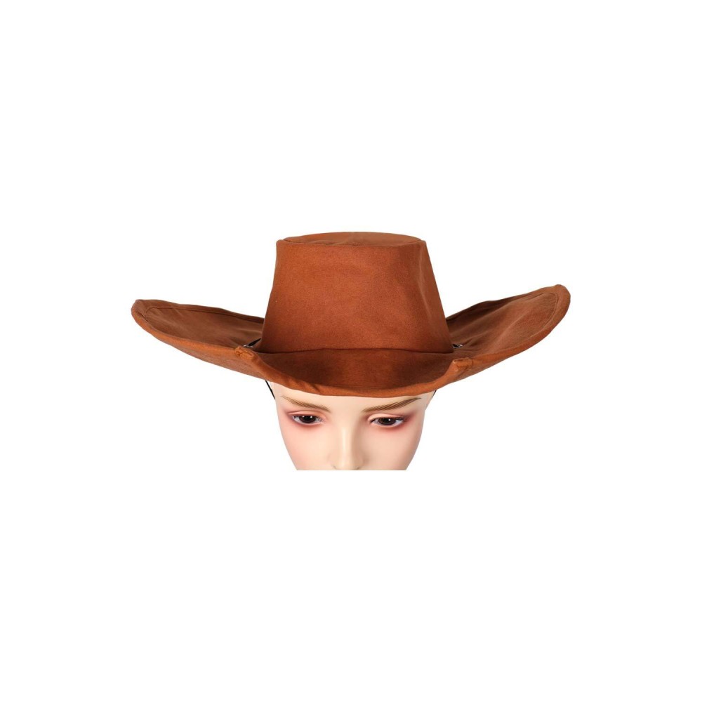 Final Fantasy Tifa Lockhart Western Cowboy Brown Hat Accessories Props Cosplay Costume Halloween Carnival