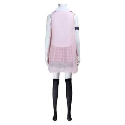 Final Fantasy Lightning Éclair Farron Pink Uniform Cosplay Costume Halloween Carnival Outfit