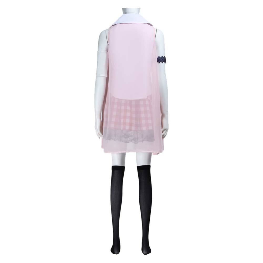 Final Fantasy Lightning Éclair Farron Pink Uniform Cosplay Costume Halloween Carnival Outfit