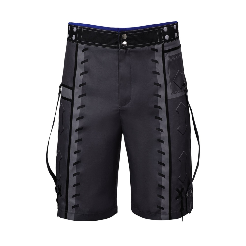 Final Fantasy Cloud Strife Shorts Pants Suit Cosplay Costume Halloween Carnival Outfit