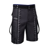 Final Fantasy Cloud Strife Shorts Pants Suit Cosplay Costume Halloween Carnival Outfit