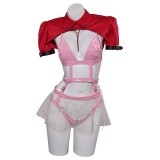 Final Fantasy Aerith Gainsborough Women Sexy Lingerie Suit Cosplay Costume Halloween Carnival Outfit