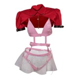 Final Fantasy Aerith Gainsborough Women Sexy Lingerie Suit Cosplay Costume Halloween Carnival Outfit