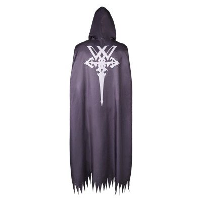 Final Fantasy 16 Clive Rosfield Grey Printed Cloak Cosplay Costume Halloween Carnival Outfit