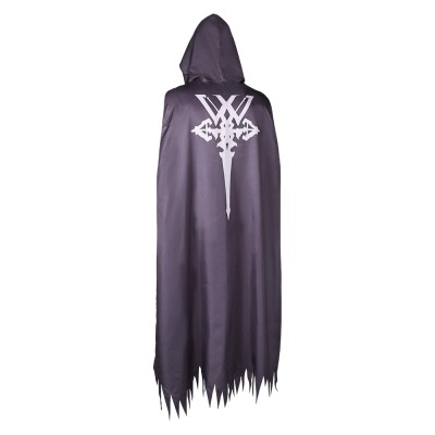 Final Fantasy 16 Clive Rosfield Grey Printed Cloak Cosplay Costume Halloween Carnival Outfit
