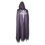 Final Fantasy 16 Clive Rosfield Grey Printed Cloak Cosplay Costume Halloween Carnival Outfit