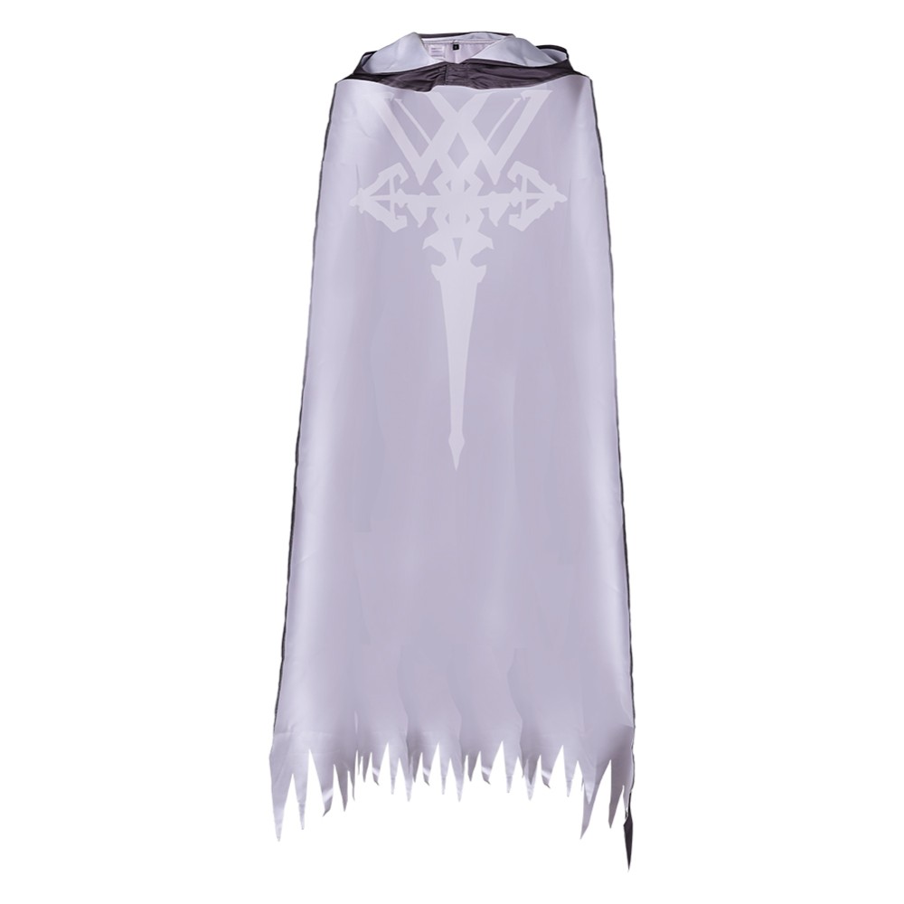 Final Fantasy 16 Clive Rosfield Grey Printed Cloak Cosplay Costume Halloween Carnival Outfit