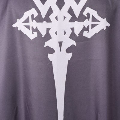 Final Fantasy 16 Clive Rosfield Grey Printed Cloak Cosplay Costume Halloween Carnival Outfit