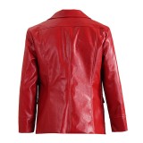 Fight Club Tyler Durden Men Red Jacket Shirt Sunglasses Set Party Cosplay Costume Halloween Carnival