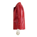 Fight Club Tyler Durden Men Red Jacket Shirt Sunglasses Set Party Cosplay Costume Halloween Carnival
