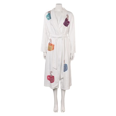 Fight Club The Narrator White Bathrobe Cosplay Costume Halloween Carnival Outfit