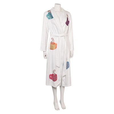Fight Club The Narrator White Bathrobe Cosplay Costume Halloween Carnival Outfit