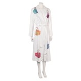 Fight Club The Narrator White Bathrobe Cosplay Costume Halloween Carnival Outfit