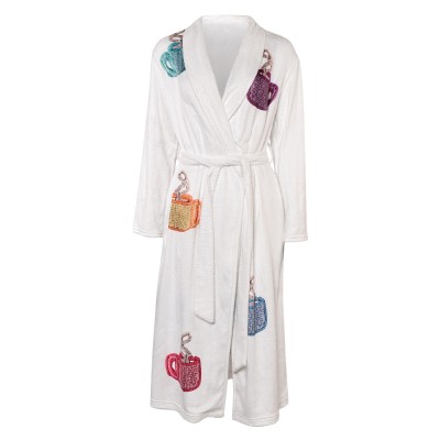 Fight Club The Narrator White Bathrobe Cosplay Costume Halloween Carnival Outfit