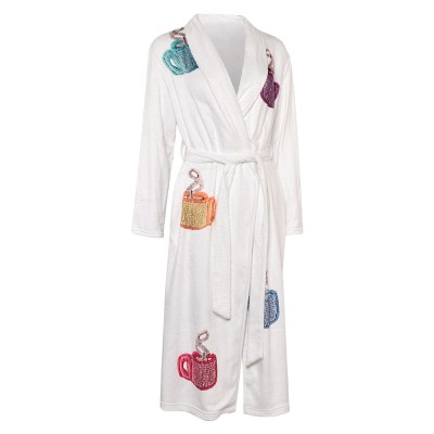 Fight Club The Narrator White Bathrobe Cosplay Costume Halloween Carnival Outfit
