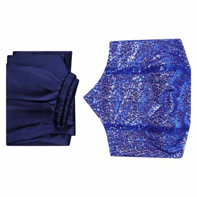Fear Street Melissa Mckendrick Women Blue Gown Party Cosplay Costume Halloween Carnival