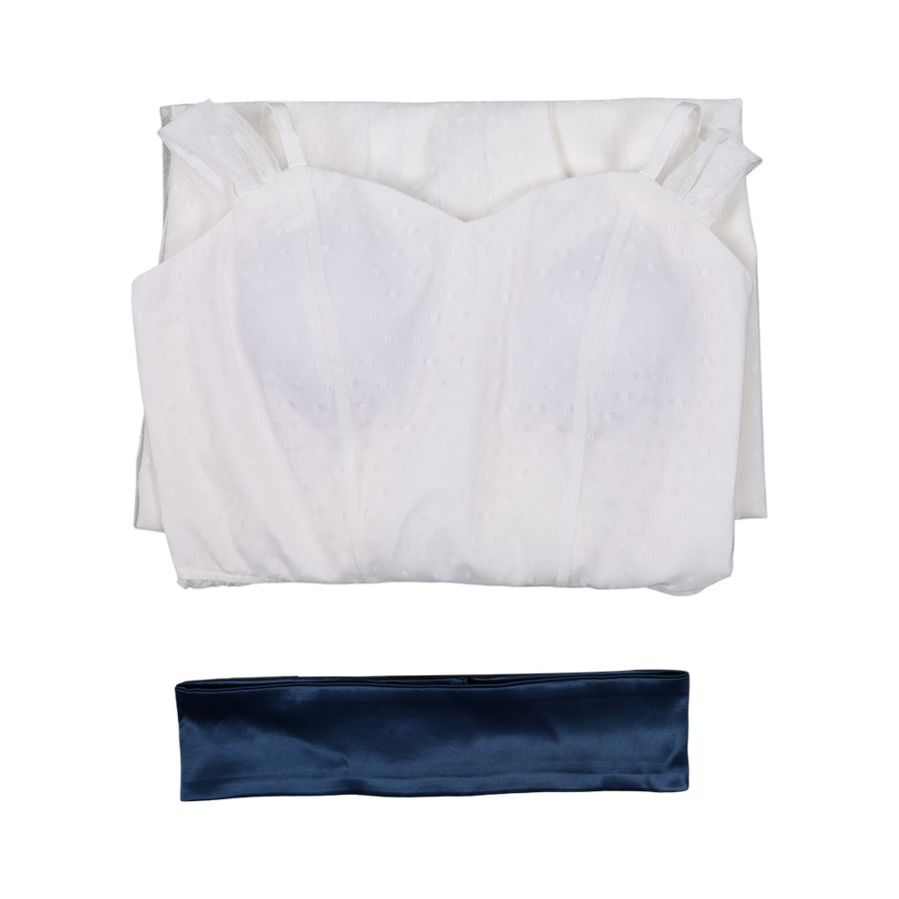 Fear Street Lori Granger White Dress Party Cosplay Costume Halloween Carnival