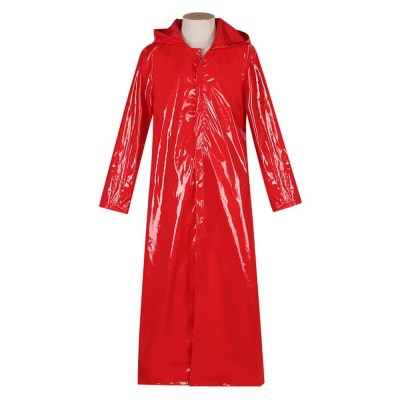 Fear Street: Prom Queen(2025) Simone Perri Red Raincoat Party Cosplay Costume Halloween Carnival