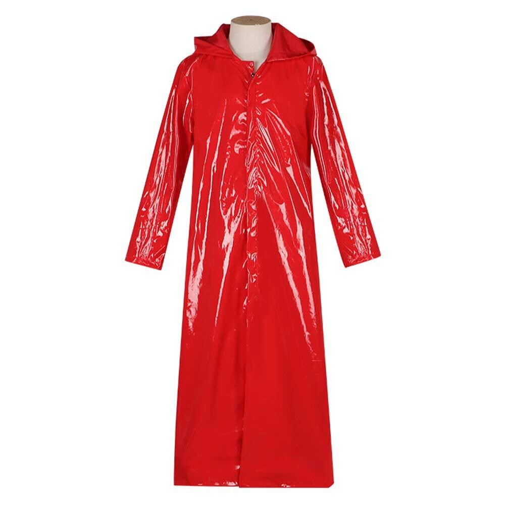 Fear Street: Prom Queen(2025) Simone Perri Red Raincoat Party Cosplay Costume Halloween Carnival