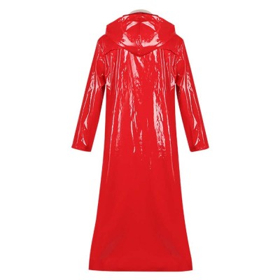 Fear Street: Prom Queen(2025) Simone Perri Red Raincoat Party Cosplay Costume Halloween Carnival