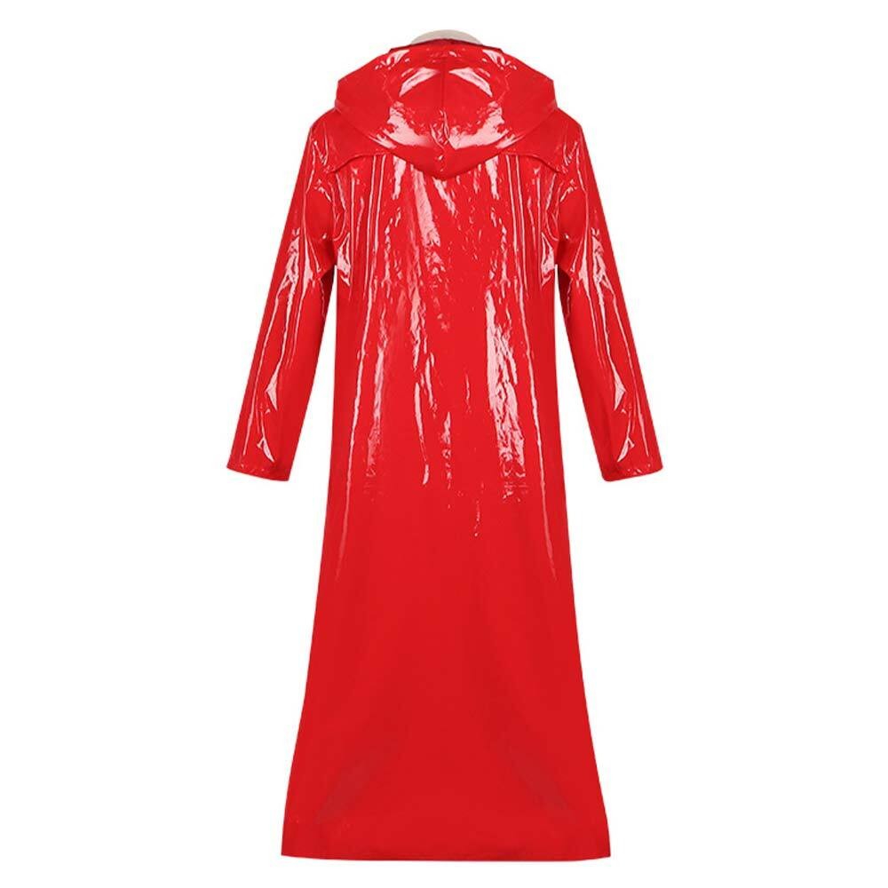Fear Street: Prom Queen(2025) Simone Perri Red Raincoat Party Cosplay Costume Halloween Carnival